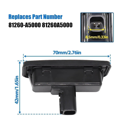 Hella Sturdy Trunk Tailgate Handle Boot Release Switch Fit Hyundai Elantra Gt 2013 Through 2017 Premium Direct Oem Replacement Upgrade For Your Sweet Ride
