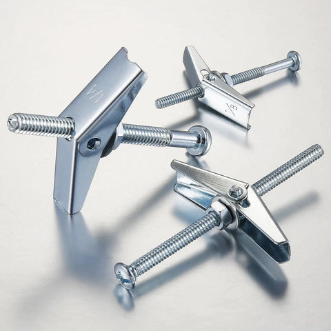 Heavy Duty Drywall Anchors And Screws Set 30 Pieces One Eighth Inch Toggle Bolts And Wing Nuts Hollow Wall Anchors Assortment Kit 