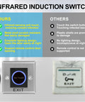 WiFi Tuya Smart Access System Kit With Waterproof RFID Touch Keypad Door Lock, Remote Door Opener, smartphone app control