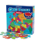 World Map Geography Puzzle For Kids 68 Piece Educational Puzzle Game Learn Countries Capitals States And Provinces With Fun Maps
