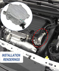 Heavy Duty Brake Vacuum Pump Assembly With 06D145100g shown in installation render, highlighting its bolt-on location in engine compartment.