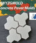 2 Pack Concrete Molds For Walkways And Stepping Stones Durable Reusable ABS Paver Molds With Easy Release DIY Friendly Maple Lead Garden Path Patio Landscaping Parks And More