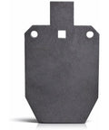 AR500 Steel Target Gong 33 Percent IPSC Silhouette 66 Percent IPSC 20x12 Inch Target 3/8 Inch Thick Waterjet Edges