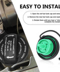 Durable Fuel Tank Cap Replacement For Volkswagen And Audi Black Gas Filler Cap 5C0201550T 5Q0201550L with easy install guide