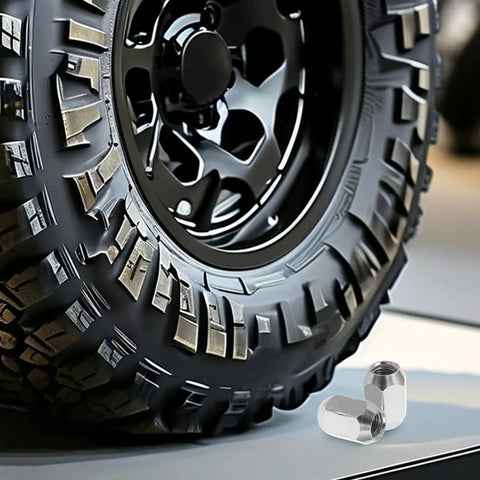 Top Tier MERRYHAPY 16 Piece Acorn Style ATV Wheel Nut Kit For Quad Dirt Bike Trailers With Heavy Duty Metal Construction Ensuring Ultimate Durability And Super Easy Installation For Your Off Road Adventures, silver metal acorn nuts