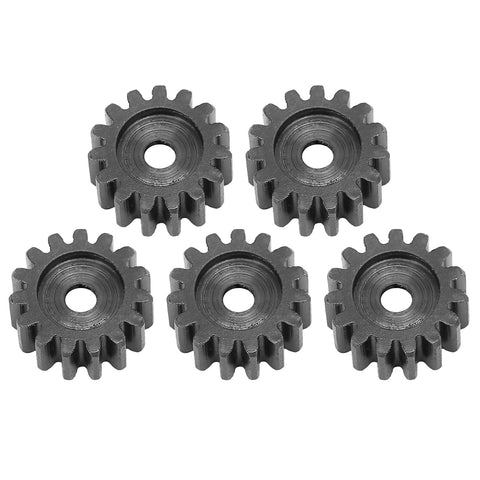Five Piece Steel Servo Spur Gear Set With 24 Tooth Internal Spline, Module 0.8, Beefy High Strength Industrial Replacement Gears For Robotics And RC, Precise Drive Ratio Compatible For Drones, Cars, And Models