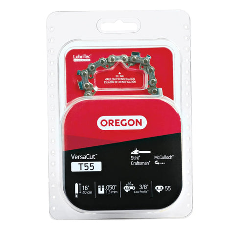 Kickass Replacement Chainsaw Chain For 16 Inch Bars With 3 8 Low Profile Pitch And Zero Point Five Zero Gauge Plus 55 Drive Links For Hauling Hard Timber And Boasting Insanely Slick Cutting Action Across Major Brands