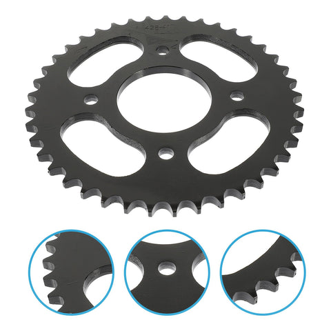 Durable Off Road Motorcycle Rear Sprocket Teeth Steel Protective Chain Gear With Precise Internal Hole Pitch Heavy Duty Replacement For Modifications And Repairs