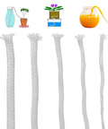Self Watering Wick Rope Set, 30 Ft Total With 5 Sizes 1/4 1/5 1/6 1/8 1/12 Inch, Reusable Polyester Fiber Wicking Cord For Potted Plants