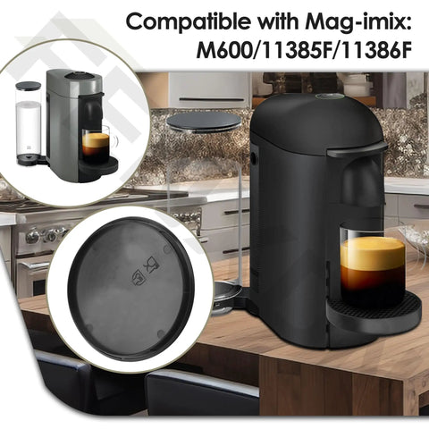 Water Tank Lid Cover Replacement For Vertuo Plus Coffee Machines And Aeroccino Series Including XN900810 XN900T10 And XN902T10 Models With Easy Snap Fit And Durable Build For Everyday Brewing