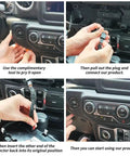 Installation of Auto Start Stop Eliminator For Jeep Wrangler JL And Gladiator JT Plug And Play Car Accessory step-by-step guide.