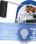 Top Shelf Oem Standard Fuel Pump Module Assembly showing black float and blue filter, designed for reliable engine performance.