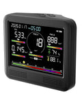 Indoor Air Quality Monitor For Home With CO2 Detector And PM Sensors PM0.3 PM0.5 PM1.0 PM5.0 PM10, Formaldehyde HCHO And TVOC Sensor display