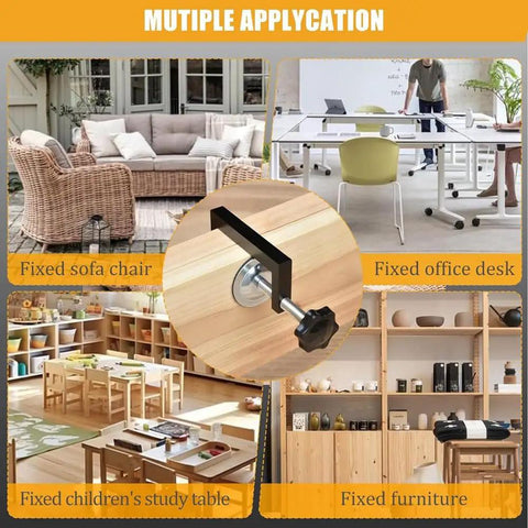 Six Pack Outdoor Patio Furniture Clips Adjustable Sectional Couch Clamps For Wicker Rattan Sets Durable Fasteners description