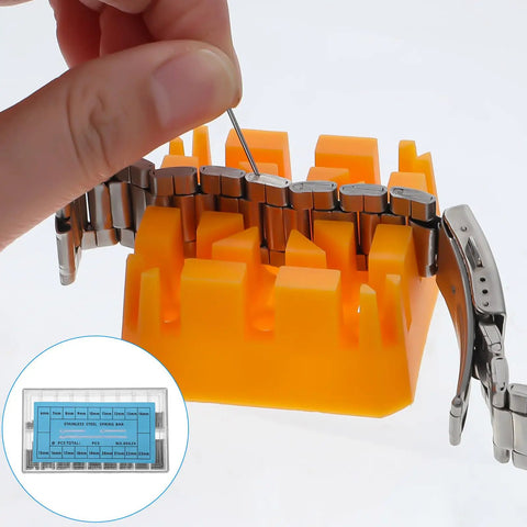 Using Must-Have 360 Piece Stainless Steel Watch Band Pins Kit With 18 Sizes From 6mm To 23mm for watch band repair