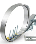 Seismic Water Heater Restraint Strap Kit 90 Inch Long One And A Half Inch Wide Galvanized Steel Adjustable Fit For Up To 55 Gallon Heaters Prevents Tipping And Explosions During Earthquakes