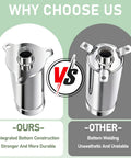 Comparison of stainless steel manual well pump construction: integrated bottom vs. bottom welding