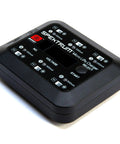 Black S63 Micro 6 Port LiPo Charger with six outputs, digital LED display, USB or wall power, compact design for 1S packs.