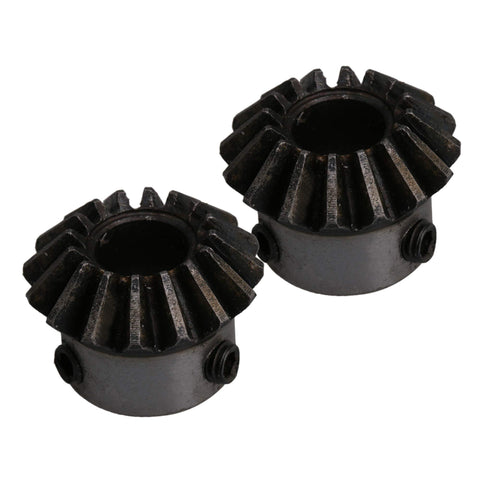 Bevel Gear Wheel Made From 45 Steel With 16 Teeth, 1.5 Module, 10mm Bore, 25.5mm Outer Diameter And 18mm Thickness, Tough Heavy Duty Industrial