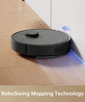 S10 Robot Vacuum Cleaner With 7000Pa Suction 260 Minutes Run Time Liftable Brush Self Charging Dock cleaning floor