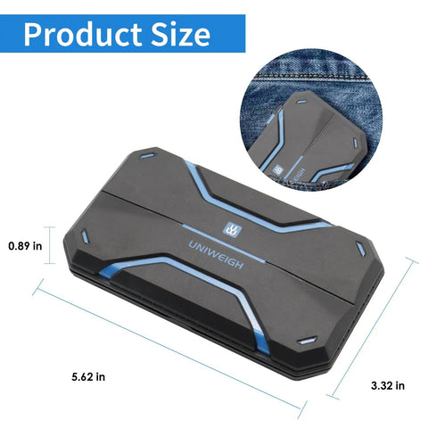 Pocket Digital Scale 200g Capacity 0.01g Precision Mini Food And Jewelry Scale With Protective Lid size comparison.