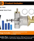 Fuel Transfer Pump With Hose Line Kit For Ford 7.3L Diesel Super Duty F-250 F-350 E-350 Econoline 1994-1998 with sealing washers and hoses