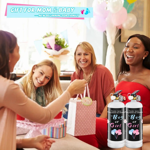 Straight Up Perfect For Your Big Day This Two Pack Of Pink Powder Fire Extinguisher Props Hits Different At Any Gender Reveal Party Giving You That Main Character Baby Girl Announcement Vibe Fo Sho