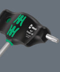 Torx HF T-Handle Screwdriver With Holding Function TX 25 X 200 MM, heavy duty ergonomic grip, close-up view