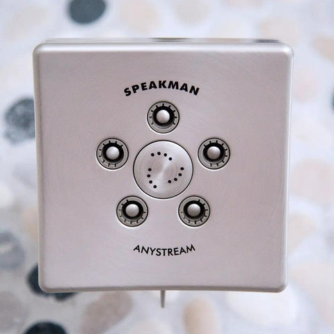 2.5 GPM Brushed Nickel Shower Head With Brass Core And Built To Last Durable Finish That Resists Corrosion And Tarnish