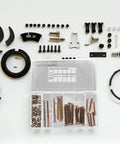 49 Piece M6 Socket Head Cap Screws 40 To 80 Mm And Barrel Nut Assortment Kit organized in a compartmentalized box with additional fittings.