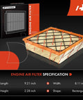 Engine Air Filter For Volvo C30 C70 S40 S60 V50 V60 XC60 XC70 And S60 Cross Country 2004-2016 L5 2.4L 2.5L specifications