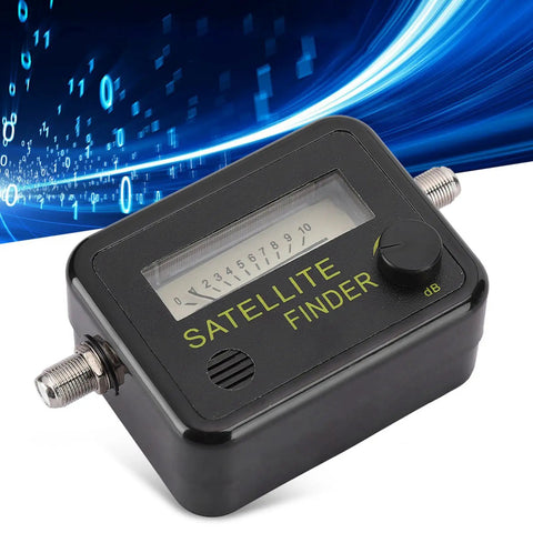 Portable Satellite Signal Strength Finder Pro with Clear Digital Screen for DirecTV Dish Alignment and Antenna Setup