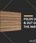 Wall Mount Foldable Teak Shower Bench 17 By 12.6 Inch Teakwood Bath Seat features foldable wall-mounted teak design.