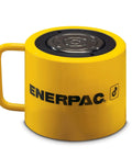 Low Profile 100 Ton Single Acting Hydraulic Cylinder With One Port 2.25 Inch Stroke Spring Return Integrated Handle