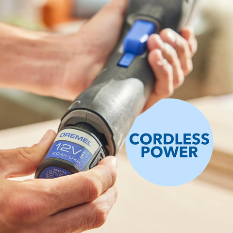 Knock Out Any Weekend Upgrade Without Breaking A Sweat Grabbing This 12V Brushless Cordless Oscillating Multi Tool Featuring Smart App Selector And Quick Accessories For Smooth Cutting Sanding And Demo Work - close-up of 12V battery being handled.