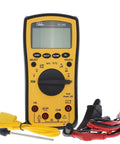 Test Pro Digital Multimeter With TRMS Temperature Capacitance Hz Backlit Display CAT III 600V tool with cables and probes