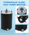 12V Hydraulic Slide Out Pump Motor 167576 414018 F000MM0809 parts for RV camper leveling system, highlighting design details
