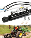 Heavy Duty Hydraulic Top Link Cat 1-1 With Locking Block And Two Hoses, 18 1/8 To 26 3/8 Inch Extendable Cylinder, 3/4 Inch Pin