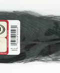 Black Ostrich Herl For Fly Tying, Go To Tail Material And Marabou Substitute packaged in clear wrap, ideal for fly fishing