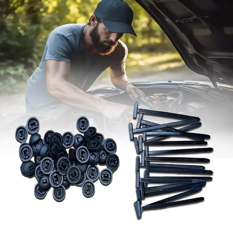 2026 Upgraded Heavy Duty Self Locking Nylon Cable Ties With UV Protection For Car Repair and Management, shown with mechanic at work