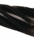 Heavy Duty 50 Inch Cylindrical Broom Brush With Stiff Poly Bristles For Commercial Floor Sweepers 8DR Spline, black bristles and center hole