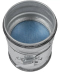 Pro Grade 4 Inch Inline Air Filter For Ducting, Heavy Duty G4 Class Filtration Purifier System with Steel Mesh Screen, Galvanized Steel Construction