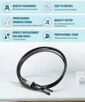 Heavy Duty 12Ft Boat Throttle And Shift Remote Control Cable For Outboard Motors 1979 To Present Replacement Marine Cable