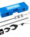 Inner CV Axle Puller Tool Set With Slide Hammer 4 Lb And Two Inch And Two And A Half Inch CV Joint Fork Adapters Outer CV Adapter