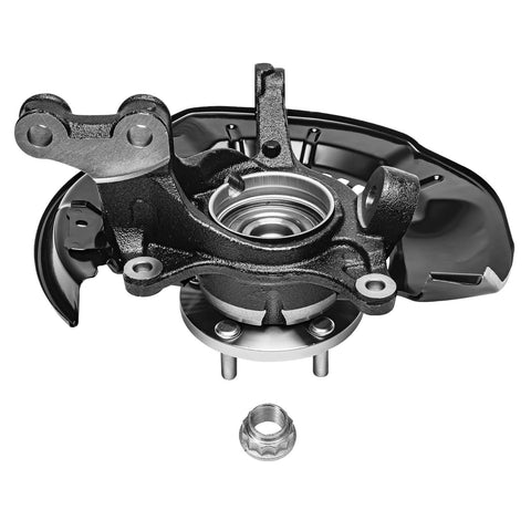 AWD Front Two Piece Steering Knuckles With Wheel Bearing Hubs Assembly For 2008 2009 2010 2011 2012 2013 Toyota Highlander 3.5L V6