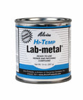 14 oz can of Hi Temp Lab Metal Dent Repair Putty And Patching Compound Kit With 16 Oz Lab Solvent Thinner For Metal Surface Repairs