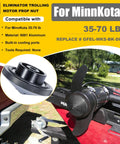 Aluminum Prop Nut For MinnKota Trolling Motors 35-70 Lb Models Replacement GFEL MKS BK DP installed on trolling motor