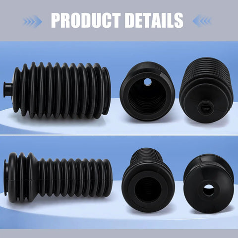Beefy Steering Rack Boot Replacement For Ranger UTV Fits Polaris Ranger RZR 400 500 570 700 800 900 1000 Two Pack