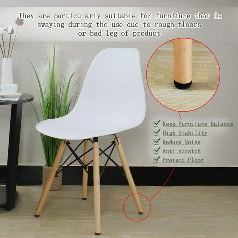 Adjustable Leveling Feet For Furniture With M6 Thread 20mm Length And 25mm Base Diameter Floor Protectors under chair leg