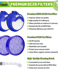 DC25 Ball Vacuum Filter Replacement Kit With 2 Pre Motor Filters And 2 Post Motor HEPA Filters Fits All DC25 Models